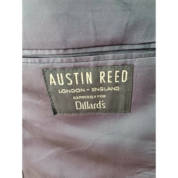 Austin Reed Men's Blue Two Buttons Long Sleeve Single Breasted Blazer Size 40R - Picture 9 of 11